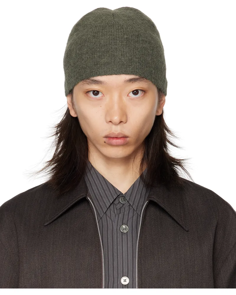 Our Legacy Green Alpaca Beanie Moss