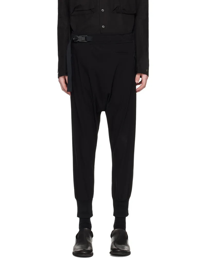 The Viridi-anne Black Water-Repellent Trousers A-black