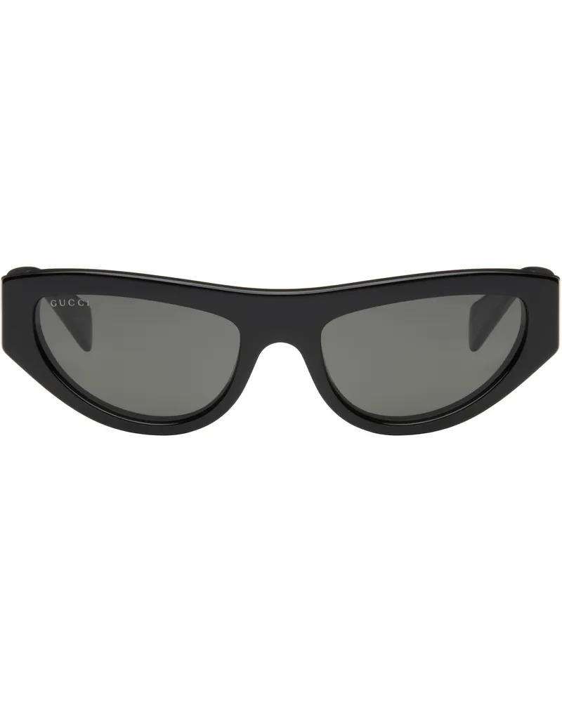 Gucci Black Cat-Eye Frame Sunglasses 001