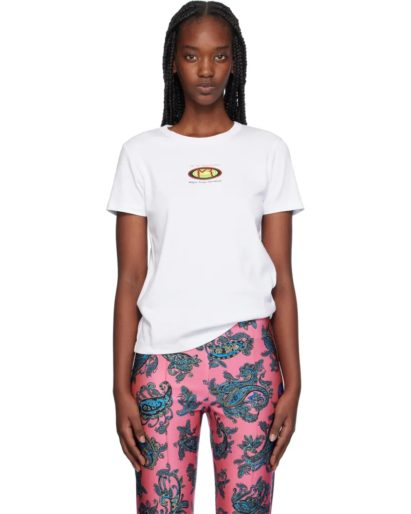 Meryll Rogge White Mover's Fitted T-shirt White