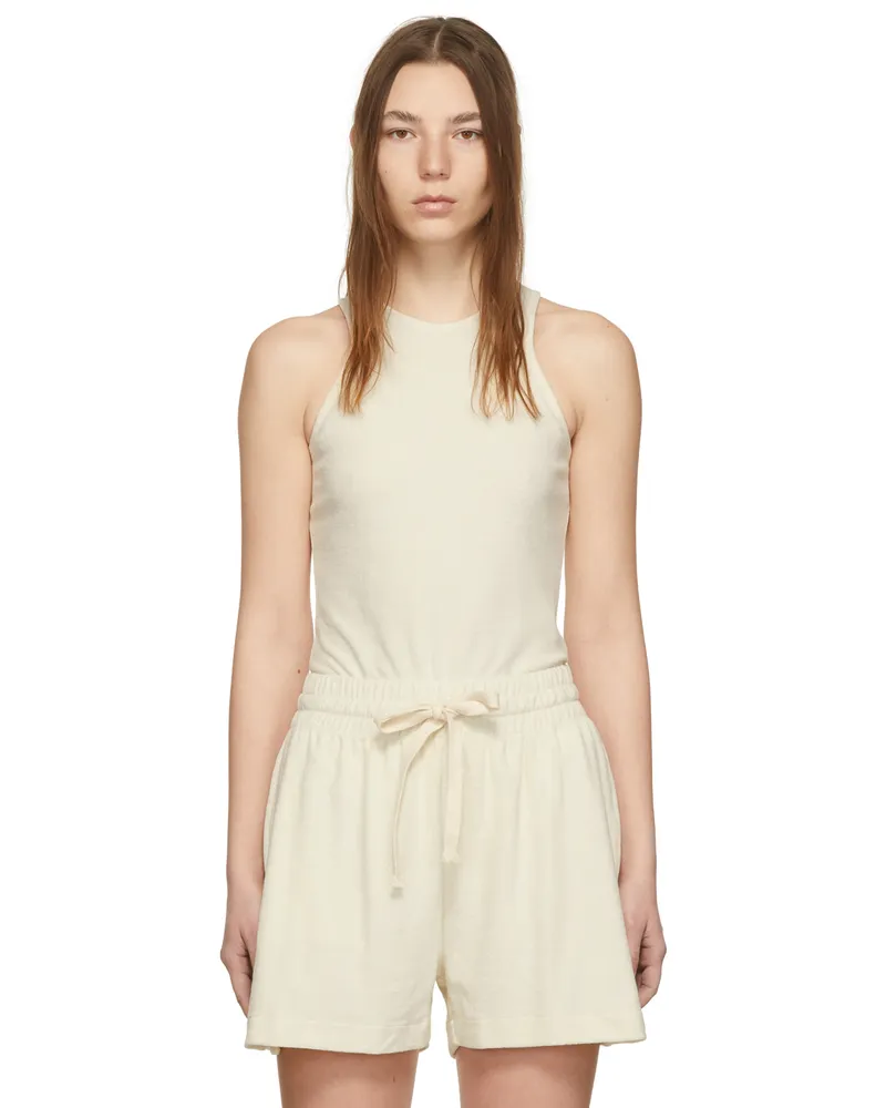 HALFBOY Off-White Terry Bodysuit 06