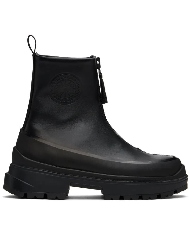 Canada Goose Black Kya Zip-Up Boots 61