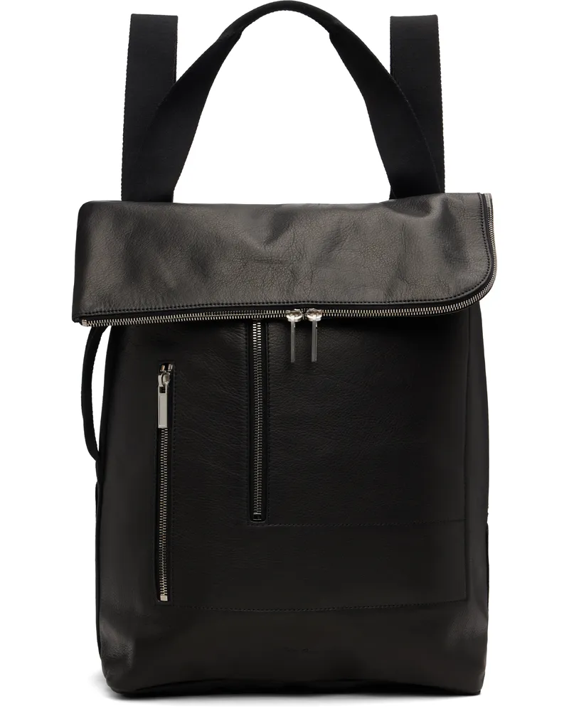 Rick Owens Black Concordians Cargo Backpack 0909
