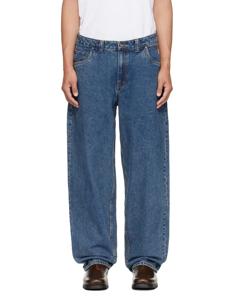 Dime Blue Baggy Jeans Knowtomatic