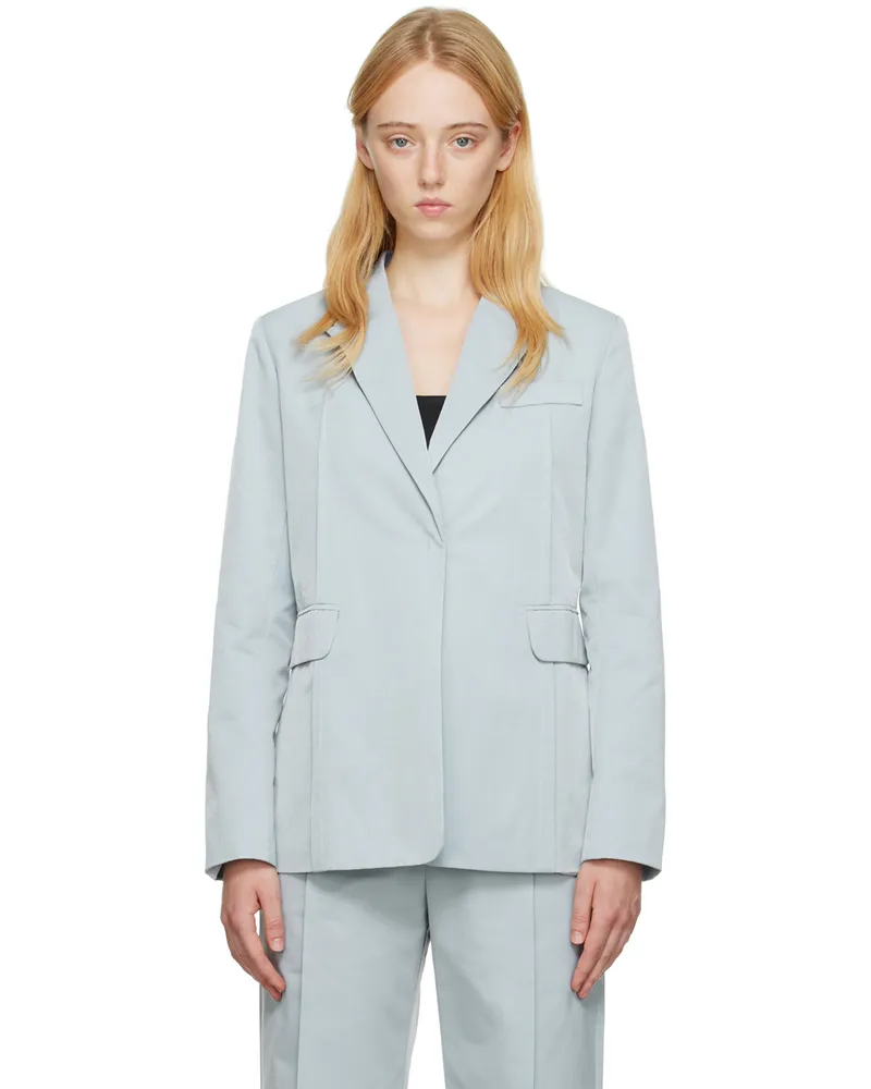 THIRD FORM Blue Line Through Blazer Dusty