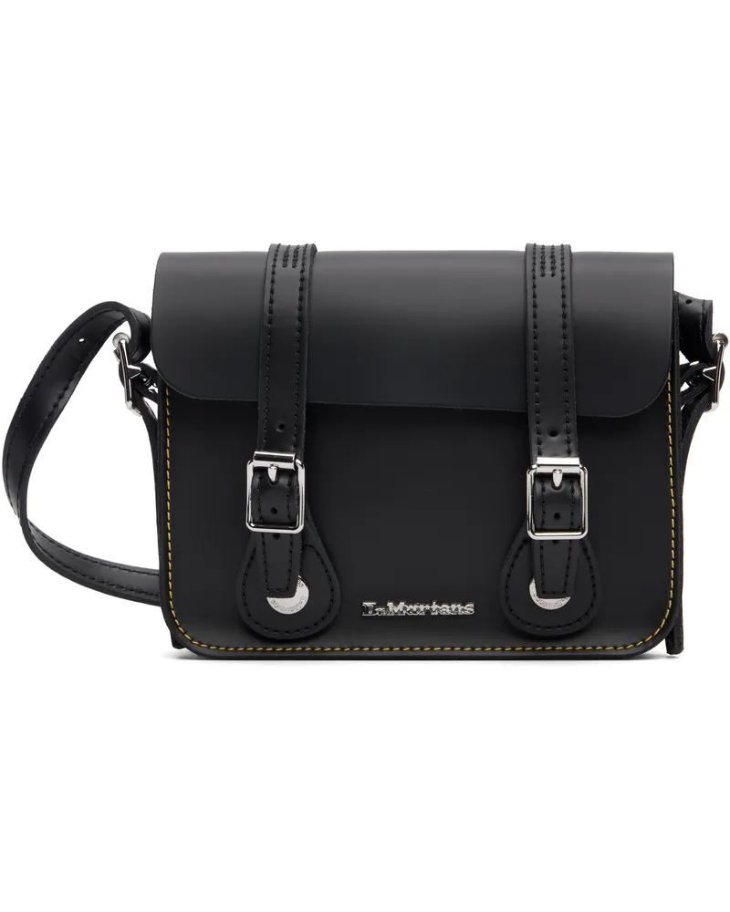 Dr.Martens Black 7 Inch Leather Crossbody Bag Black