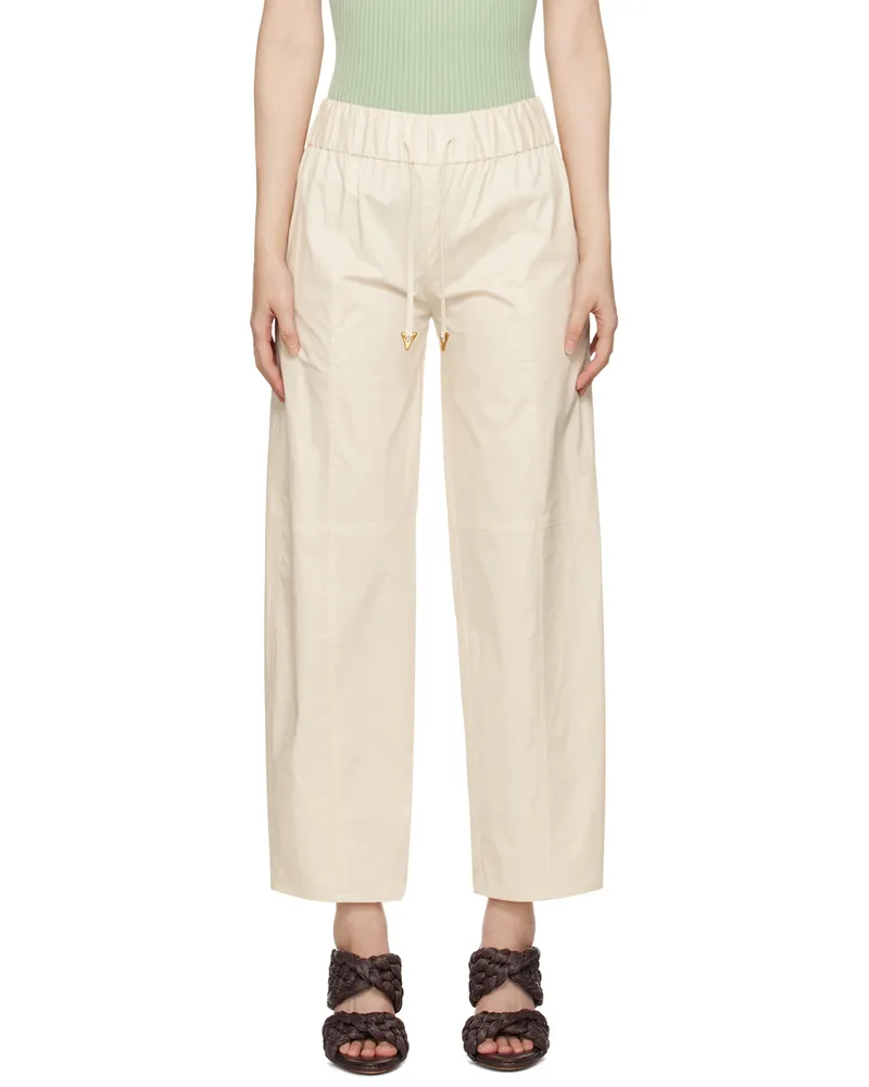 AERON Off-White Aurella Trousers Off
