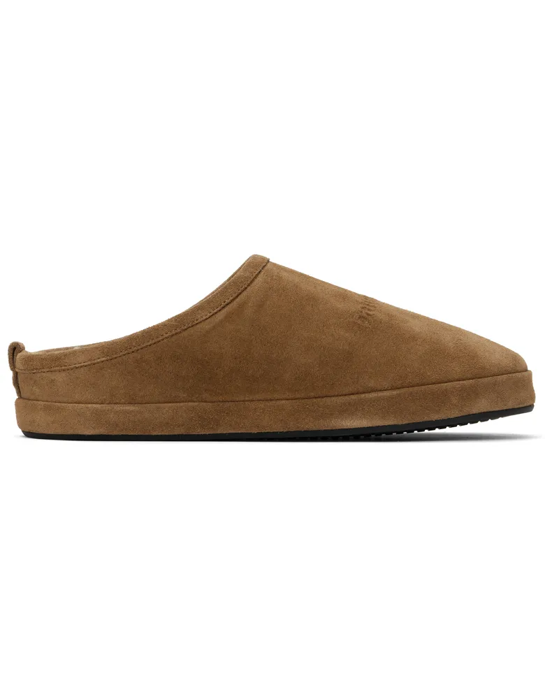 Balenciaga Tan Alaska Slippers 2200