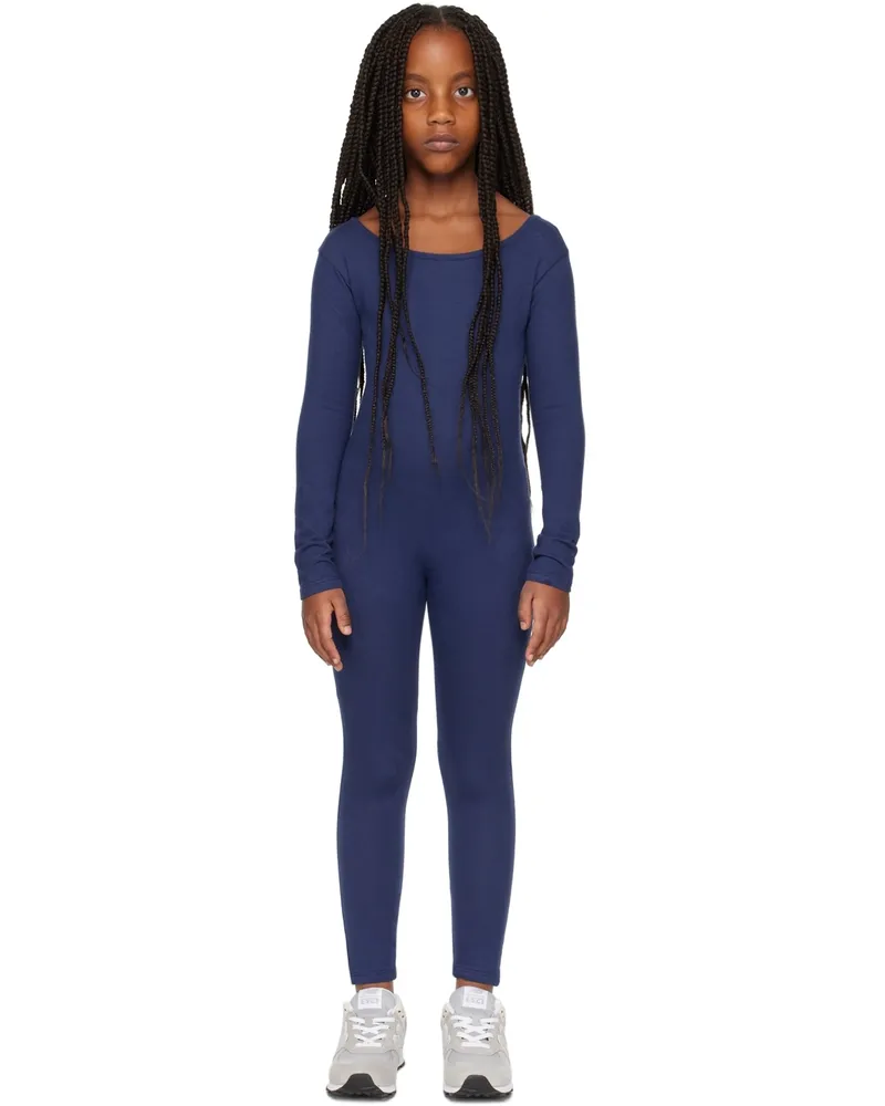Gil Rodriguez SSENSE Exclusive Kids Blue Via Olympia Jumpsuit Midnight