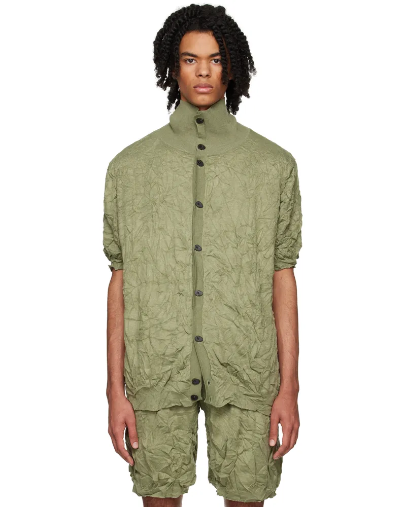 T/SEHNE SSENSE Exclusive Green Polo Moss