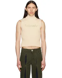 Solitude Studios SSENSE Exclusive Beige Tank Top Cream