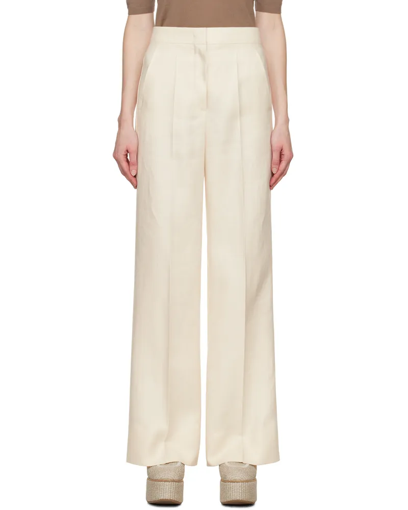 Max Mara Off-White Hangar Trousers 6