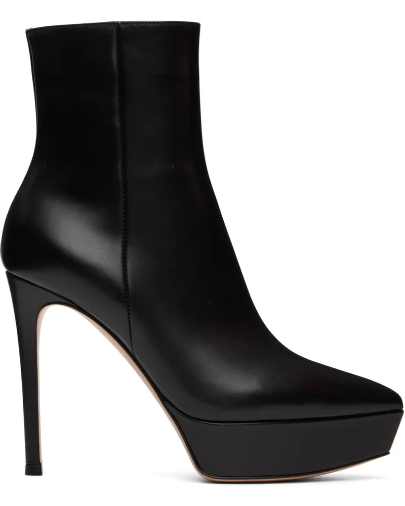 Gianvito Rossi Black Dasha Boots Black