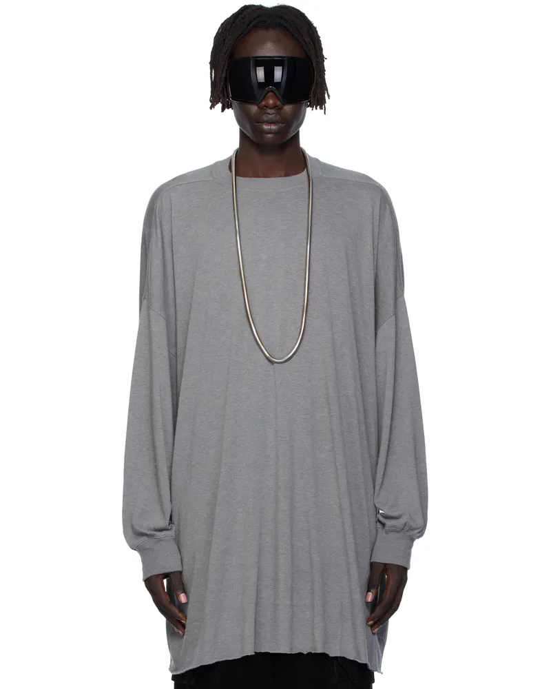 Rick Owens Gray Concordians Tommy LS T-shirt 06