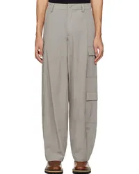 Han Kjøbenhavn Gray Pocket Cargo Pants Mist