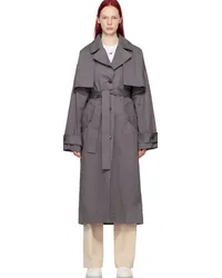 Axel Arigato Gray Atom Trench Coat Dark