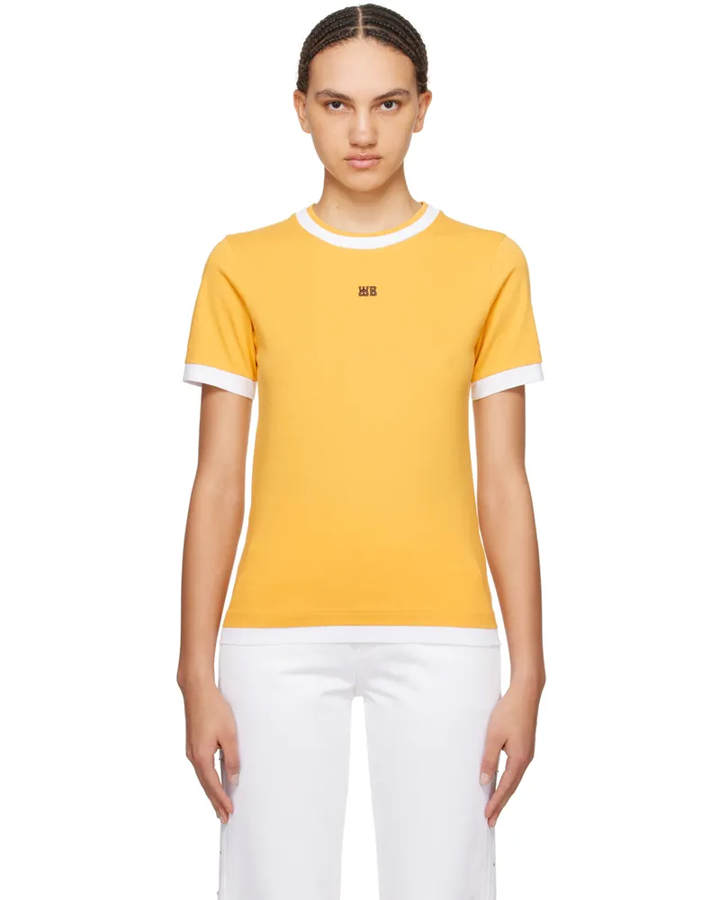 Wales Bonner Yellow Horizon T-Shirt Turmeric
