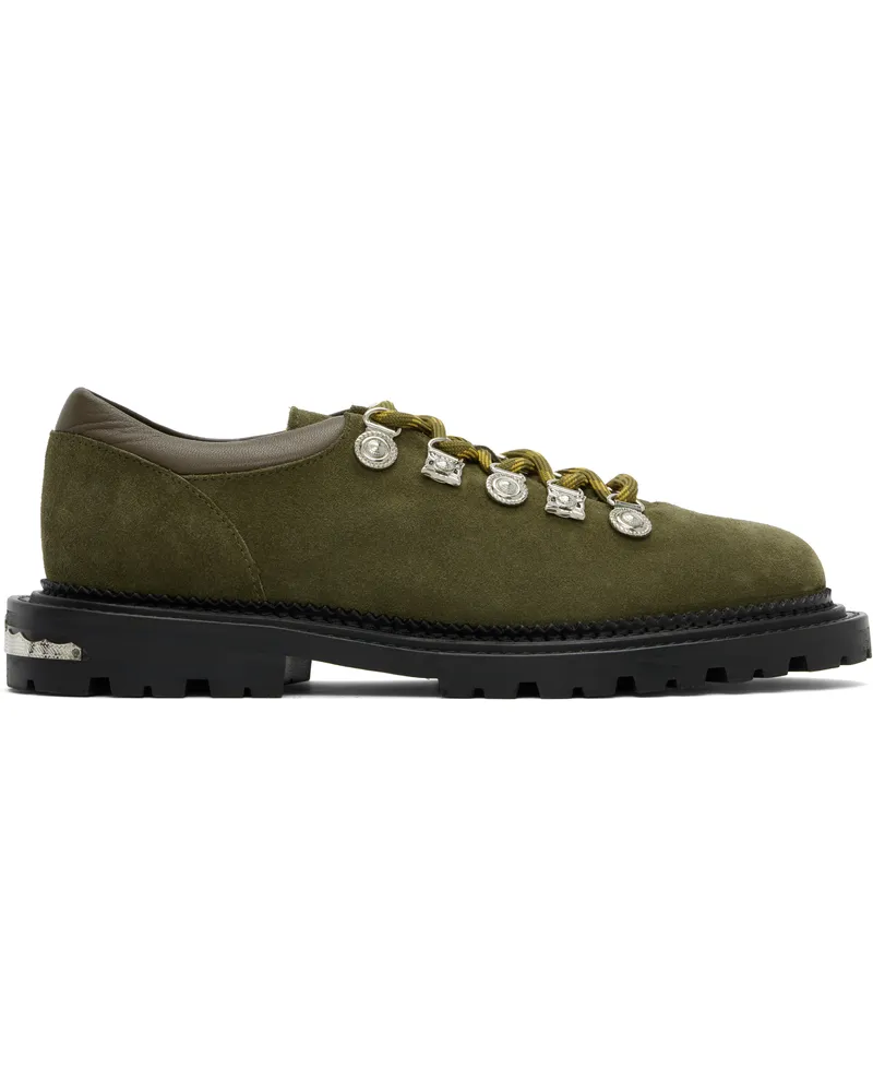 Toga Green Suede AJ1425 Derbys Green