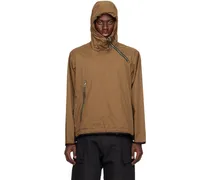 Brown Half-Zip Jacket