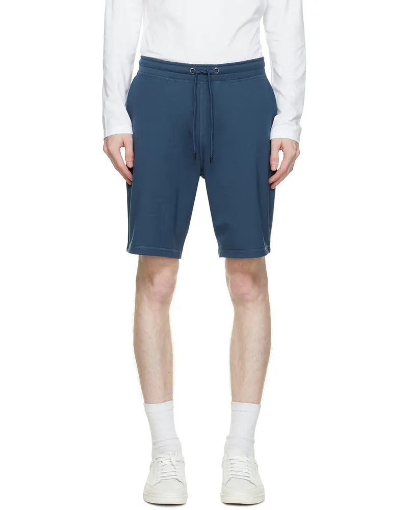 Sunspel Navy Active Shorts Buoh