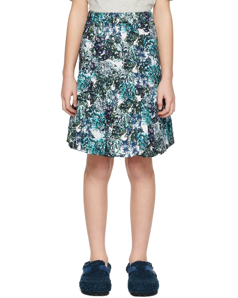 Kika Vargas SSENSE Exclusive Kids Blue Mina Skirt Blue