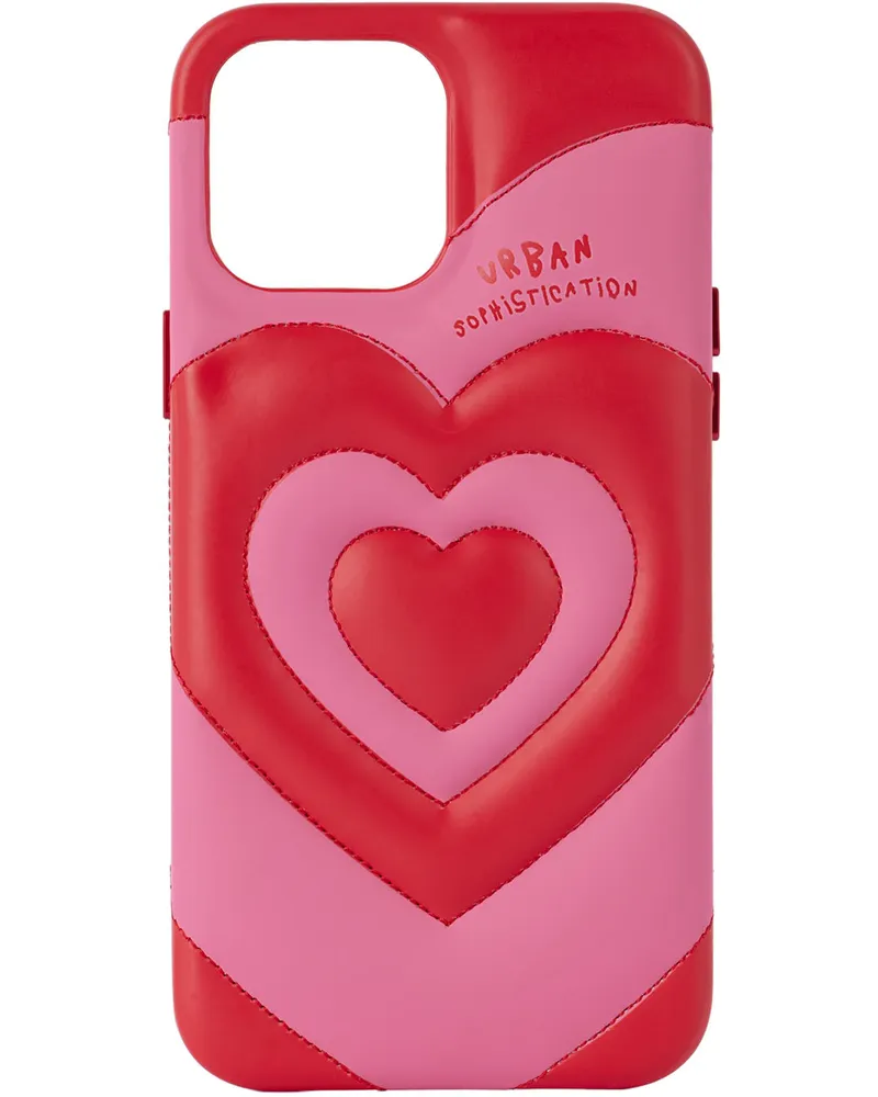 Urban Sophistication Pink & Red 'The Dough' iPhone 13 Pro Max Case Pink