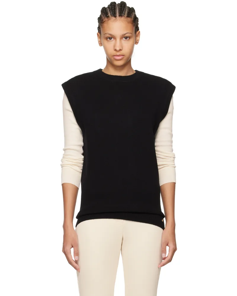 Anine Bing Black Ronan Vest Black