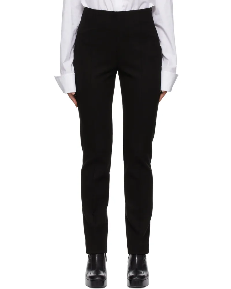 SPORTMAX Black Fabia Trousers 005