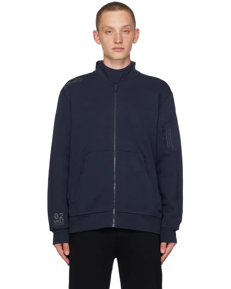 Ralph Lauren Navy Water-Resistant Bomber Jacket French