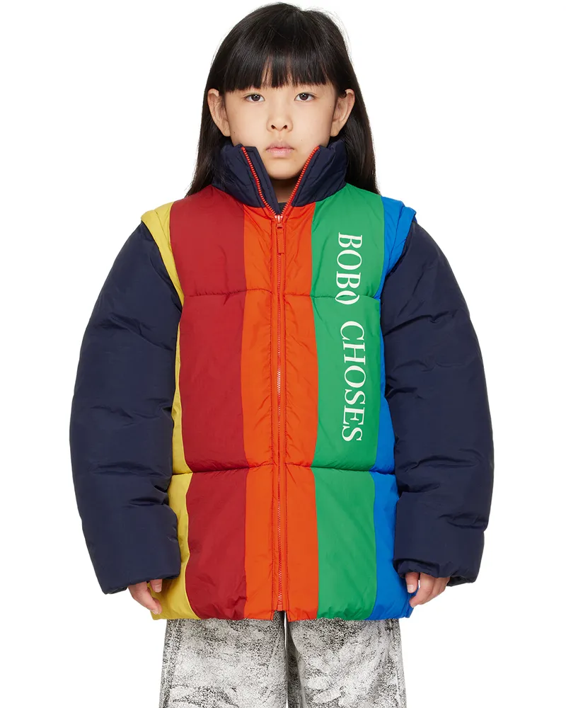 BOBO CHOSES Kids Multicolor 'Bobo Choses' Color Block Jacket Multicolor