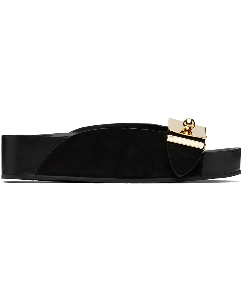 Lanvin Black Tinkle Sandals 10