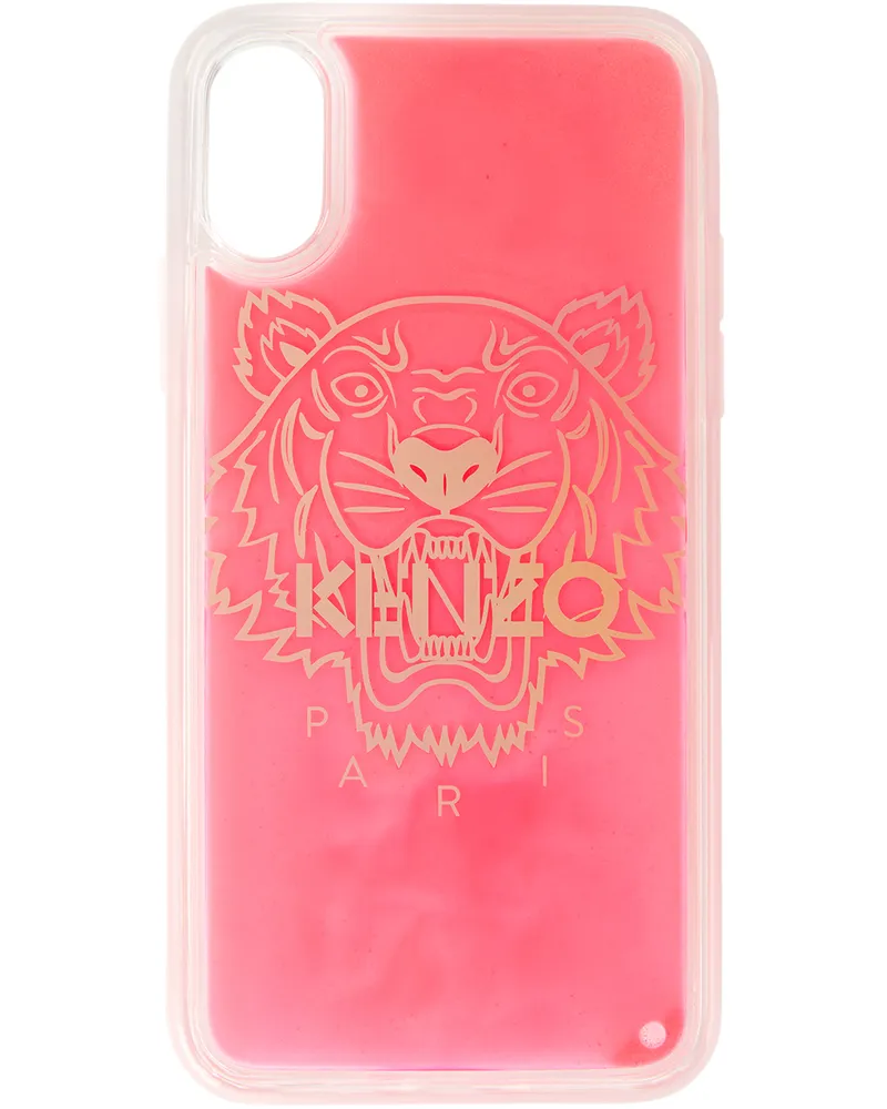 Kenzo Red Glitter Tiger iPhone XS Max Case 28