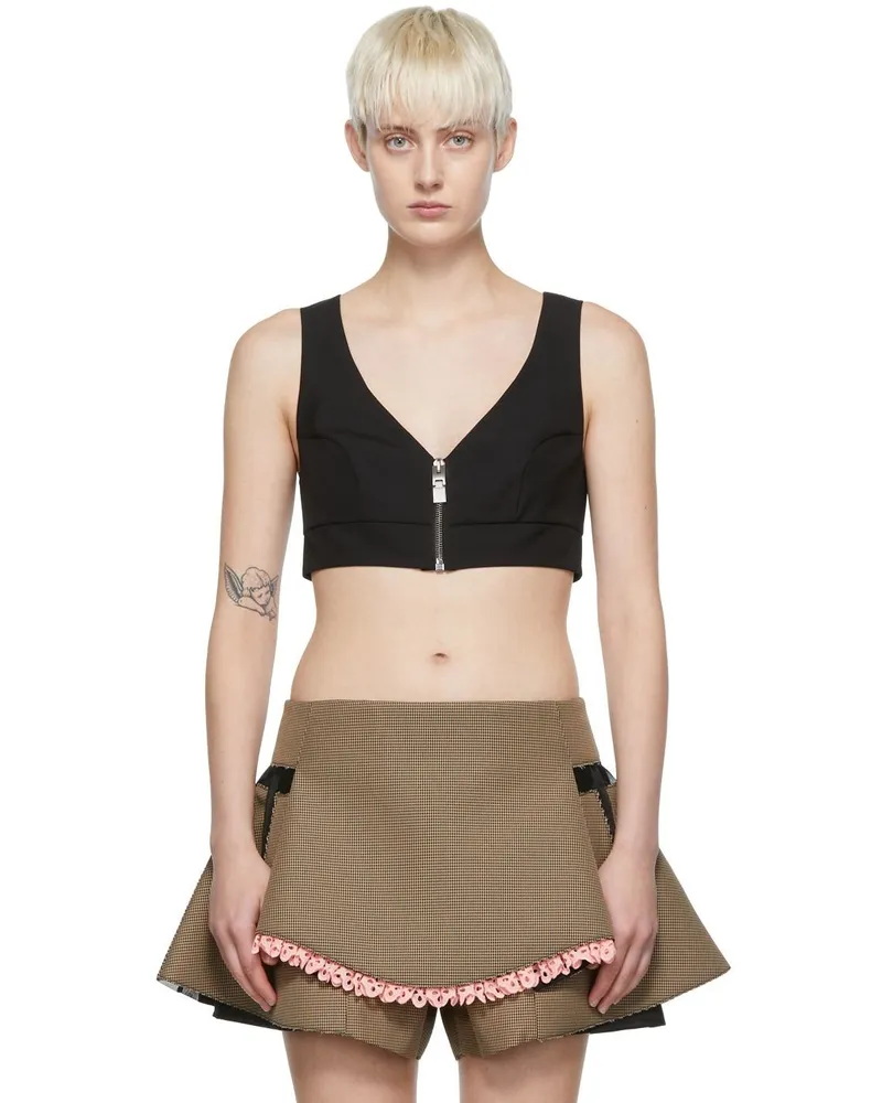 Givenchy Black Wool Tank Top 001