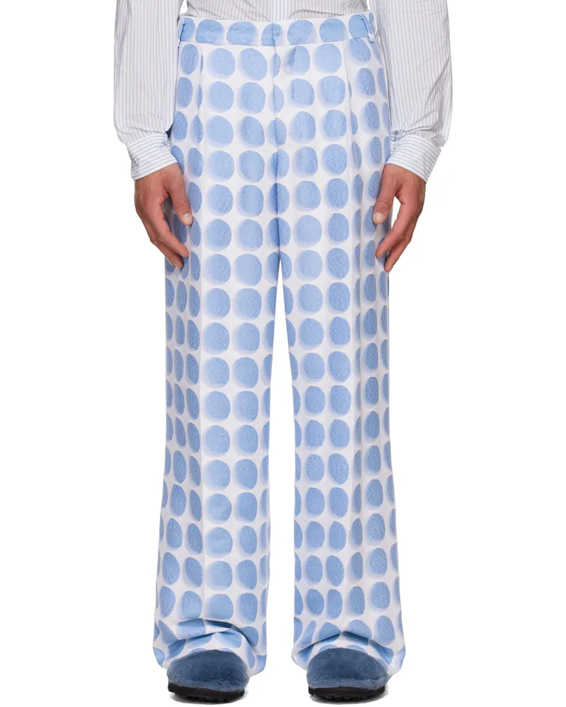 Walter van Beirendonck Blue Star Trousers Cc6