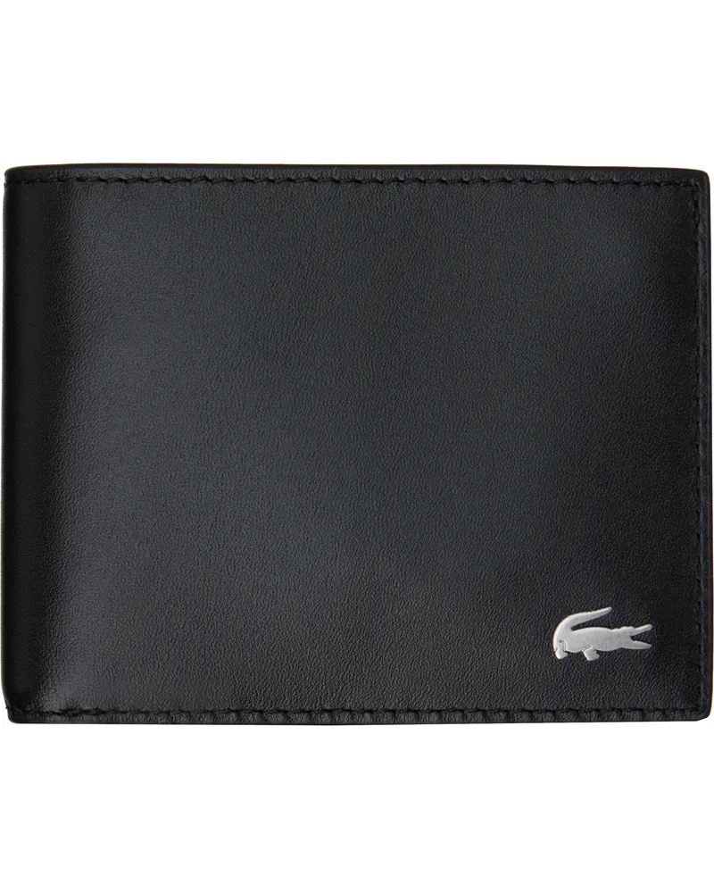Lacoste Black Small Fitzgerald Leather Wallet Black