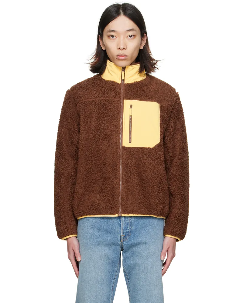 Madhappy Brown Full Zip Jacket Cinnamon