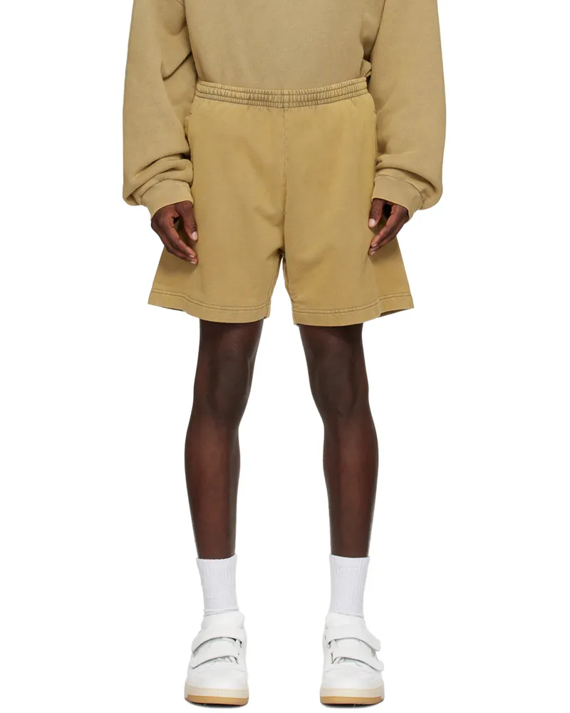 Acne Studios Green Faded Shorts Abc