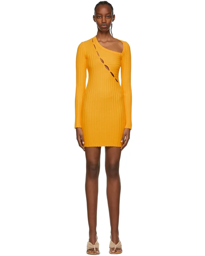 Cotton Citizen Yellow Capri Mini Dress Yellow