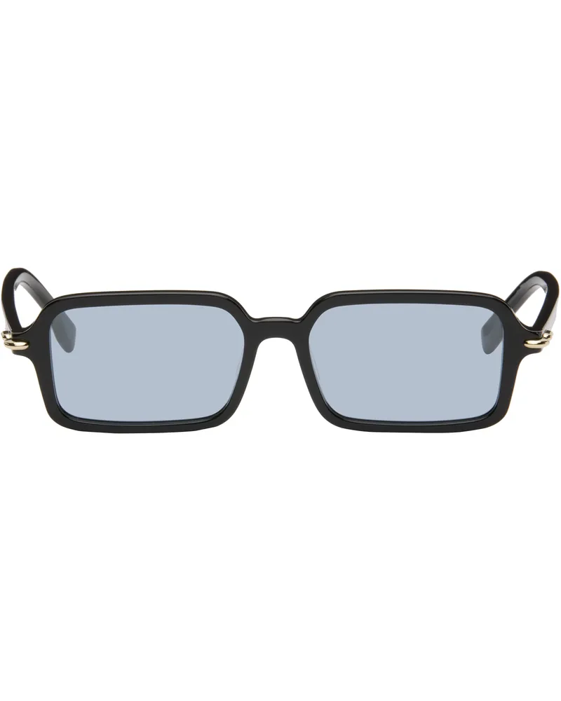 Fendi Black & Blue 'Fendi Selleria' Sunglasses Shiny