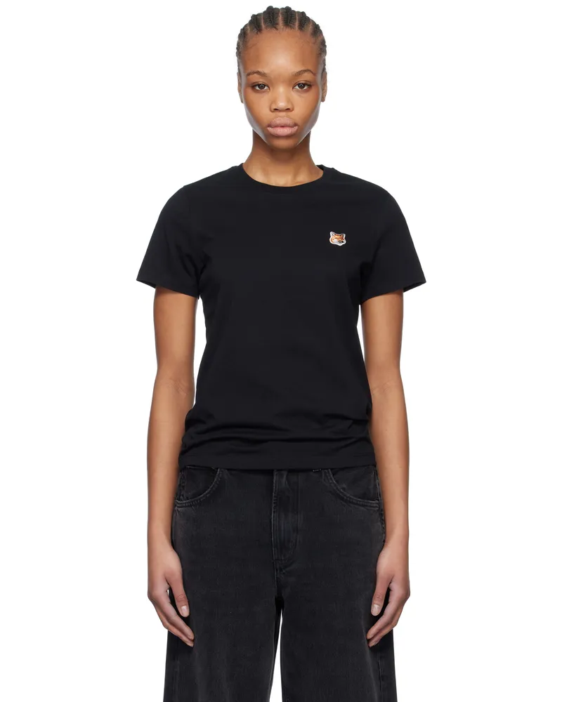Kitsuné Black Fox Head Patch Regular T-shirt P199