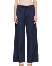 STAUD Navy Camila Lounge Pants Navy