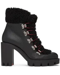 Christian Louboutin Black Edelvizer Ankle Boots Bkblack