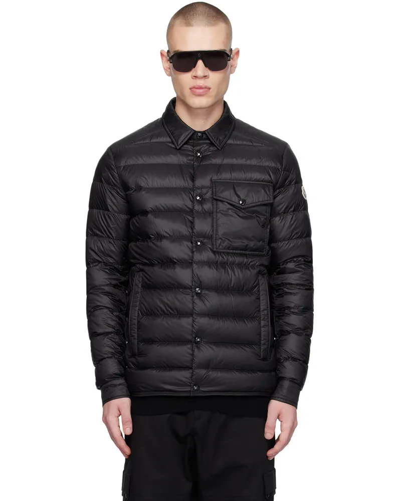 Moncler Black Tenibres Down Jacket Black