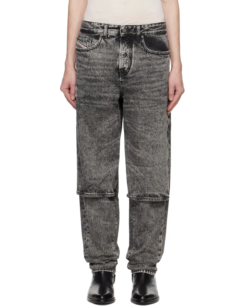 Diesel Black Regular D-Malon Jeans 2
