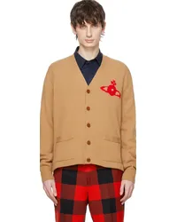 Vivienne Westwood Tan Alex Cardigan Ss24-c407