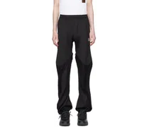 SSENSE Exclusive Black Tri-Zip Sweatpants