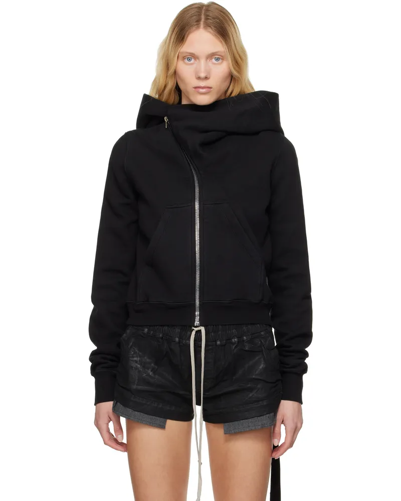 DRKSHDW by Rick Owens Black Hollywood Mountain Hoodie 09