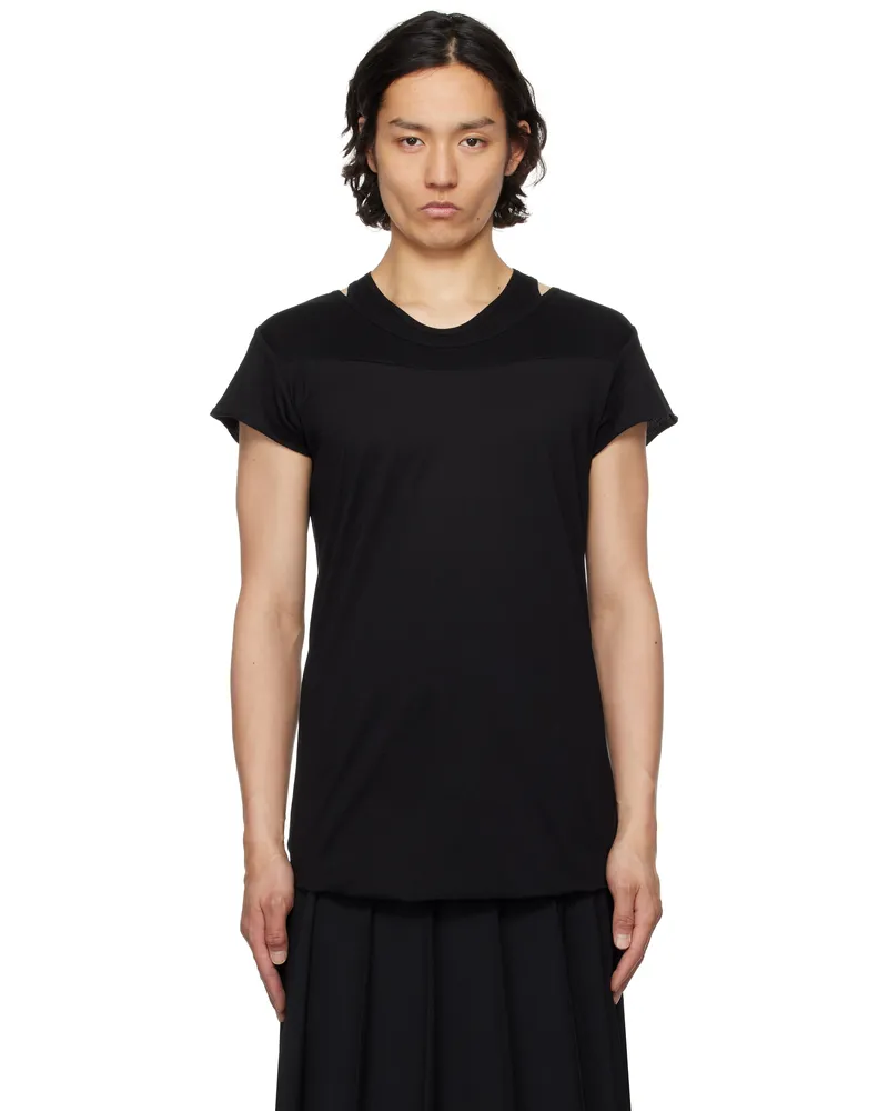 Julius Black Layered HS T-shirt Black