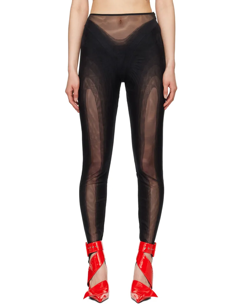 Thierry Mugler Black Illusion Leggings T1999