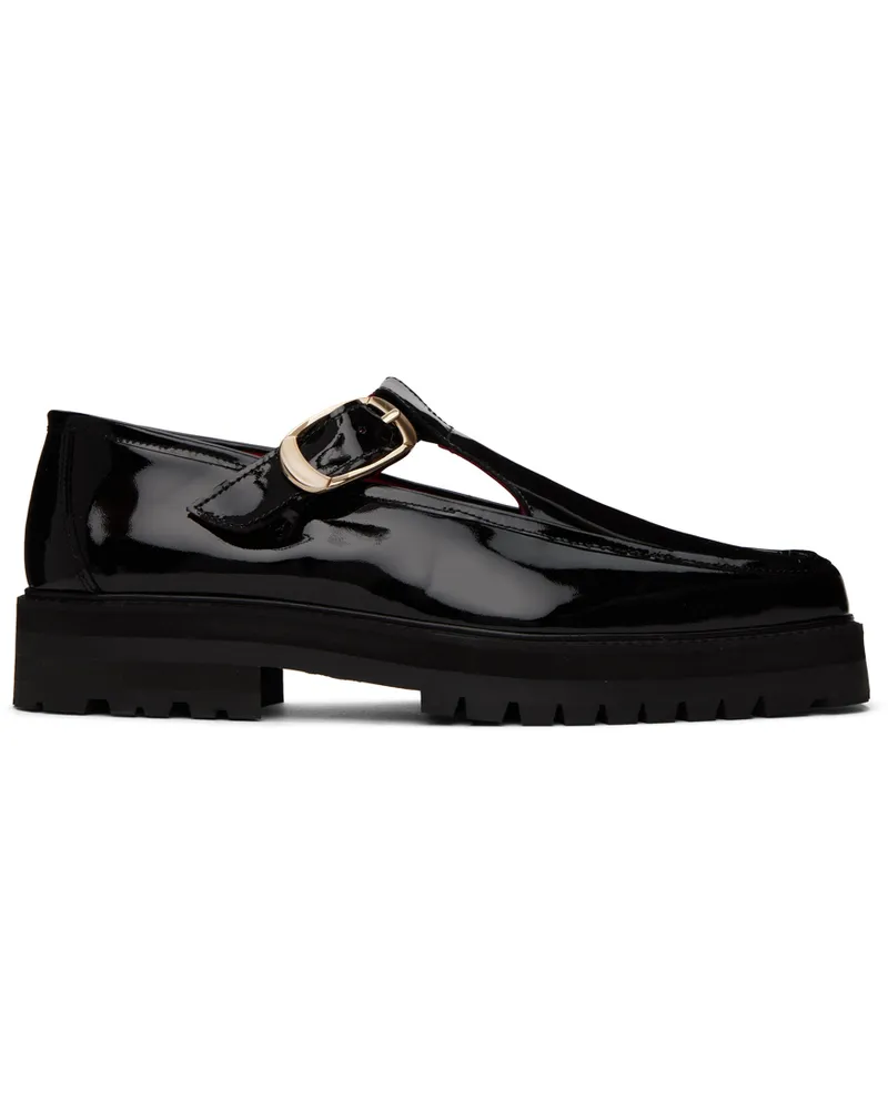 Ernest W. Baker Black T-Bar Monkstraps Black